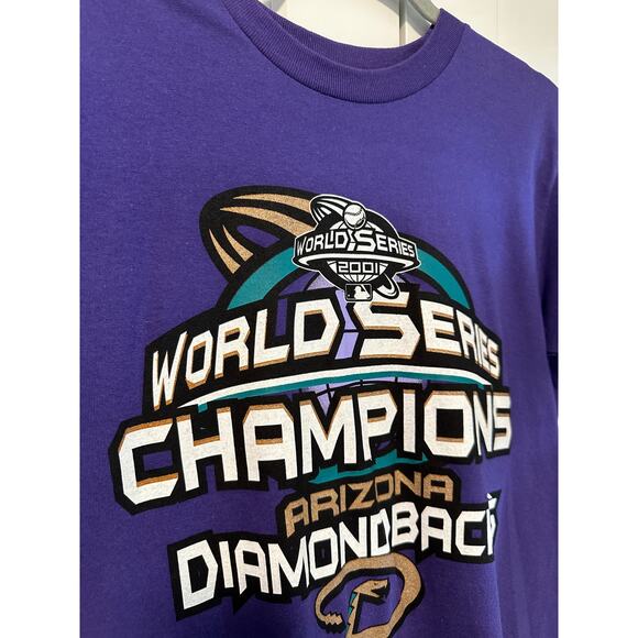 CSA Other - 38. YOUTH 2001 Diamondback World Series Champion tshirt; XL; 14/16